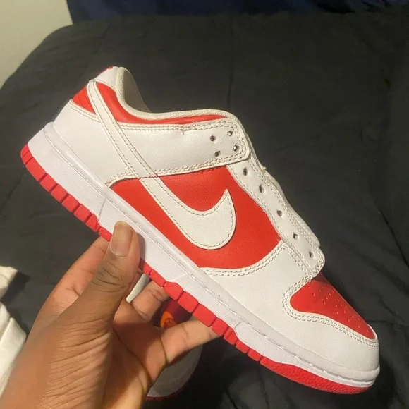 Nike | Shoes | Nike Red And White Sneakers Classic Design  display picture 3